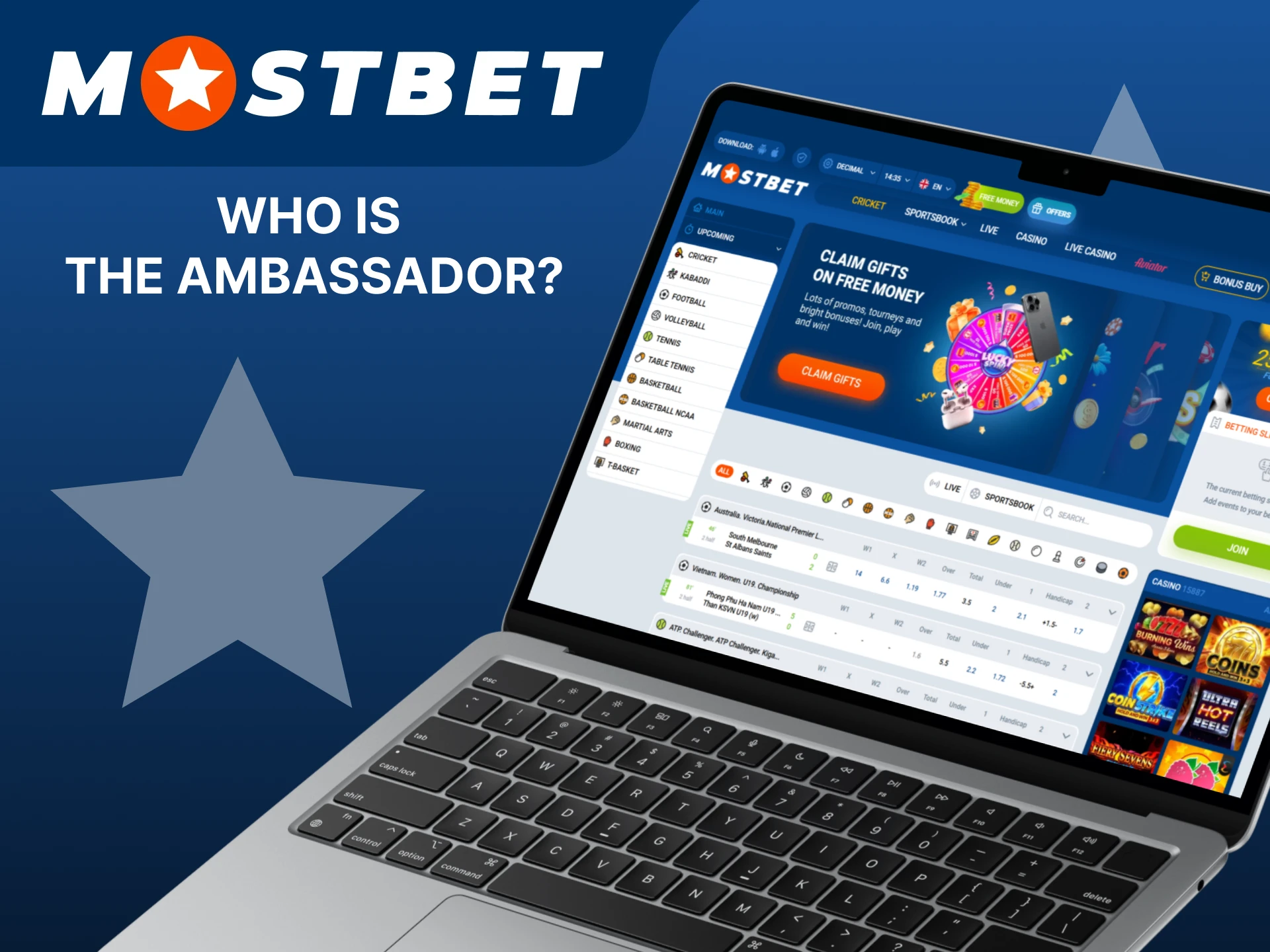 Learn more about ambassadors on the Mostbet platform.